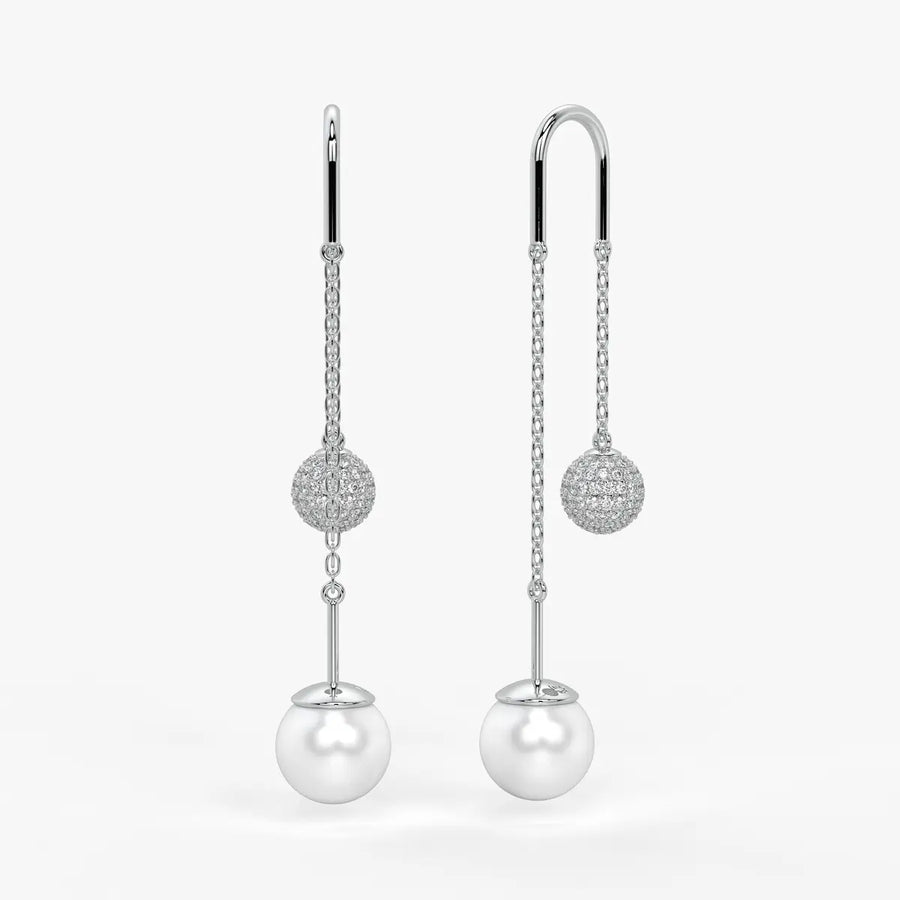 Spherical Statement Drop Earrings