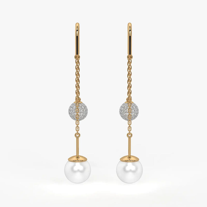 Spherical Statement Drop Earrings
