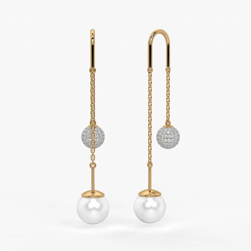 Spherical Statement Drop Earrings