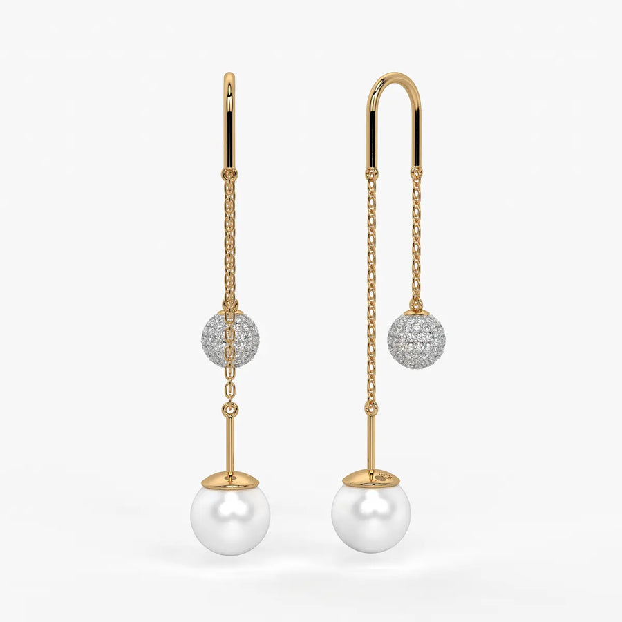 Spherical Statement Drop Earrings