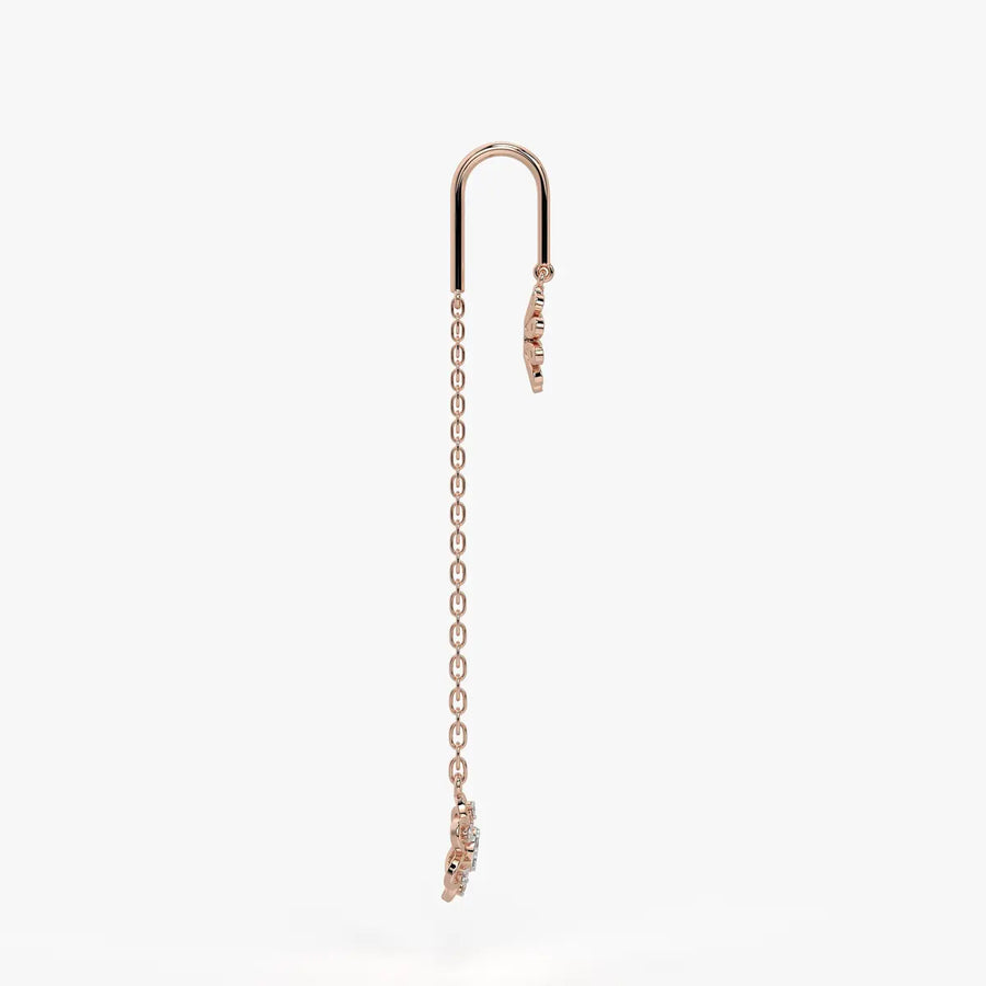 Daisy Blossom Lineal Earrings