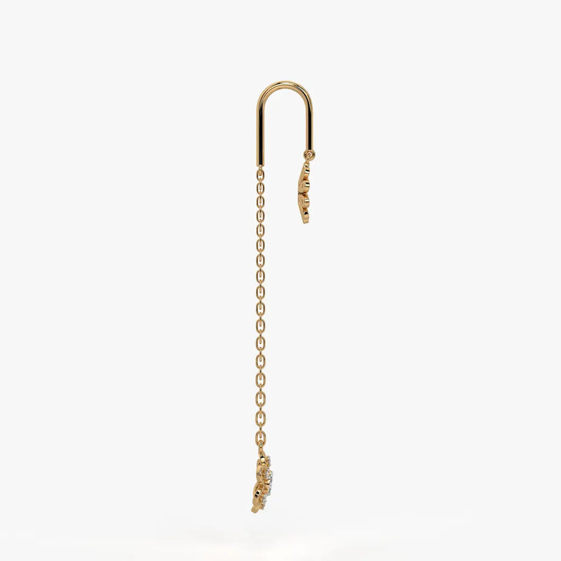 Daisy Blossom Lineal Earrings