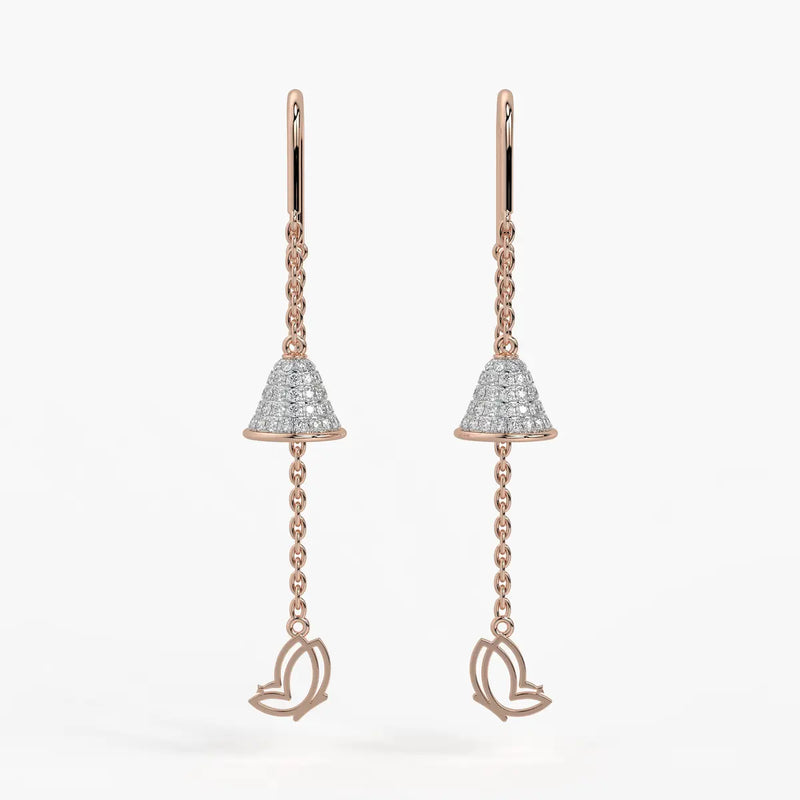 Bell Charm Dangle Earrings