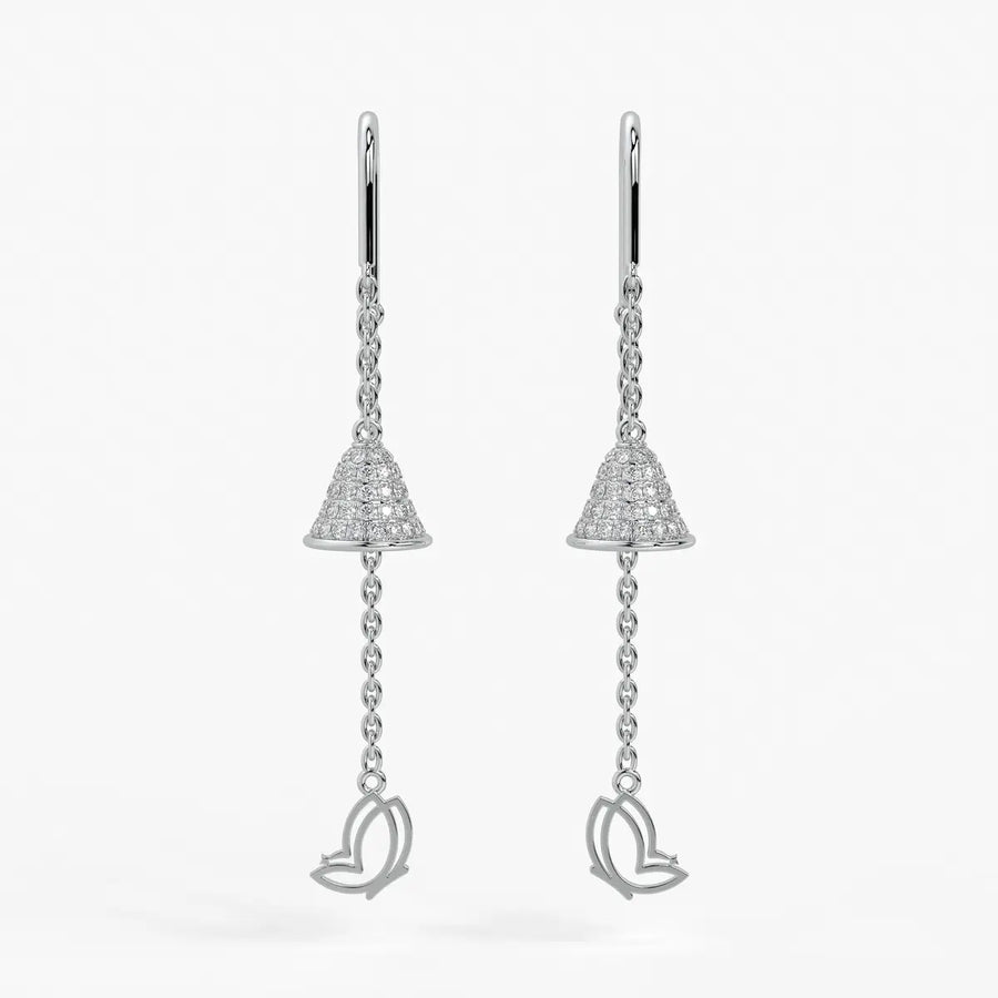 Bell Charm Dangle Earrings