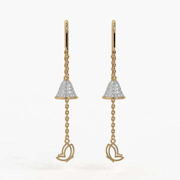 Bell Charm Dangle Earrings