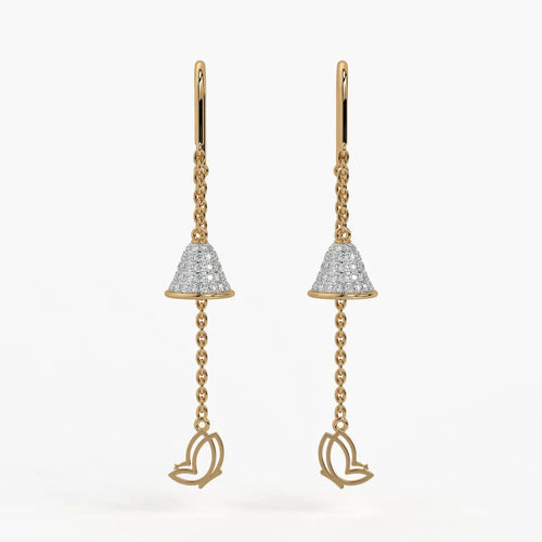 Bell Charm Dangle Earrings