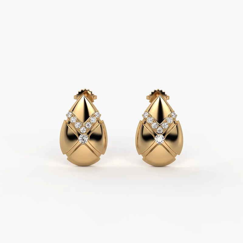 Elara Luxe Drop Stud