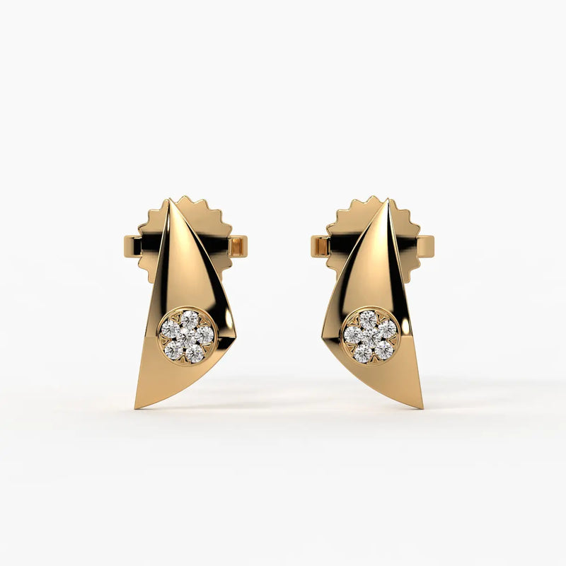 Nova Shield Studs Earrings