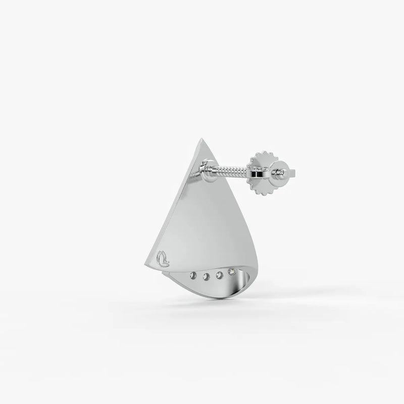 Vogue Wave Studs Earrings