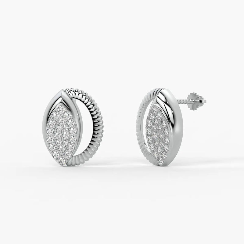 Marquise Glow Studs Earrings