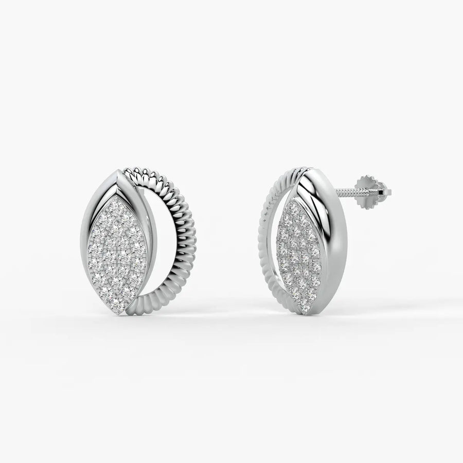 Marquise Glow Studs Earrings