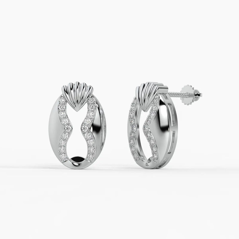 Shell Elegance Studs Earrings