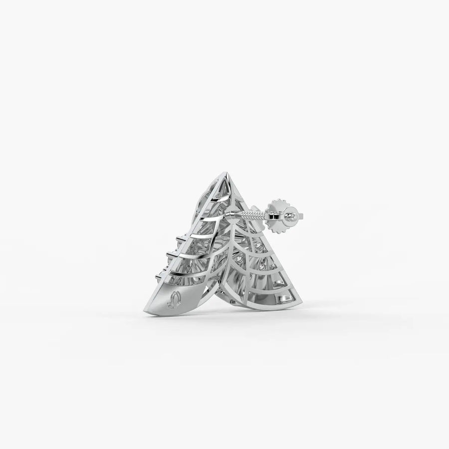 Radiant Fan Stud Earrings