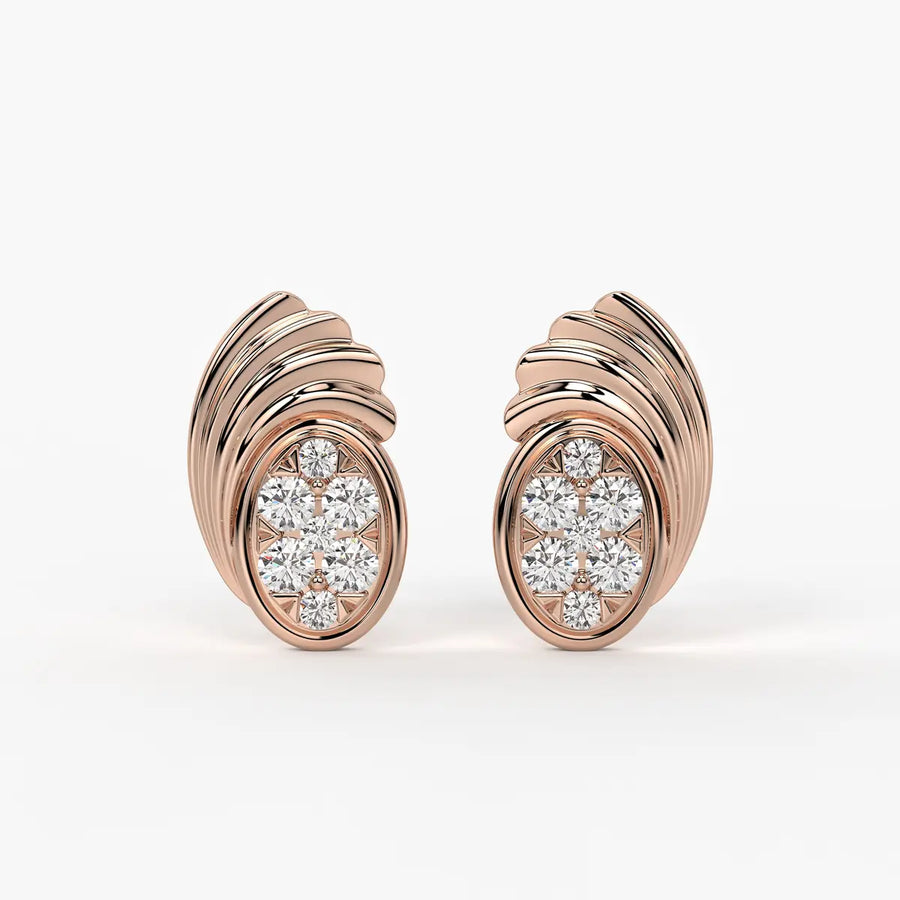 Aurora Crest Studs Earrings