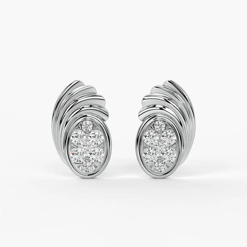 Aurora Crest Studs Earrings