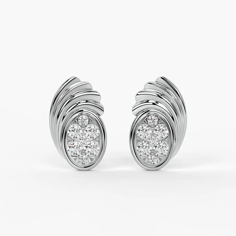 Aurora Crest Studs Earrings
