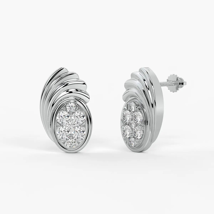 Aurora Crest Studs Earrings