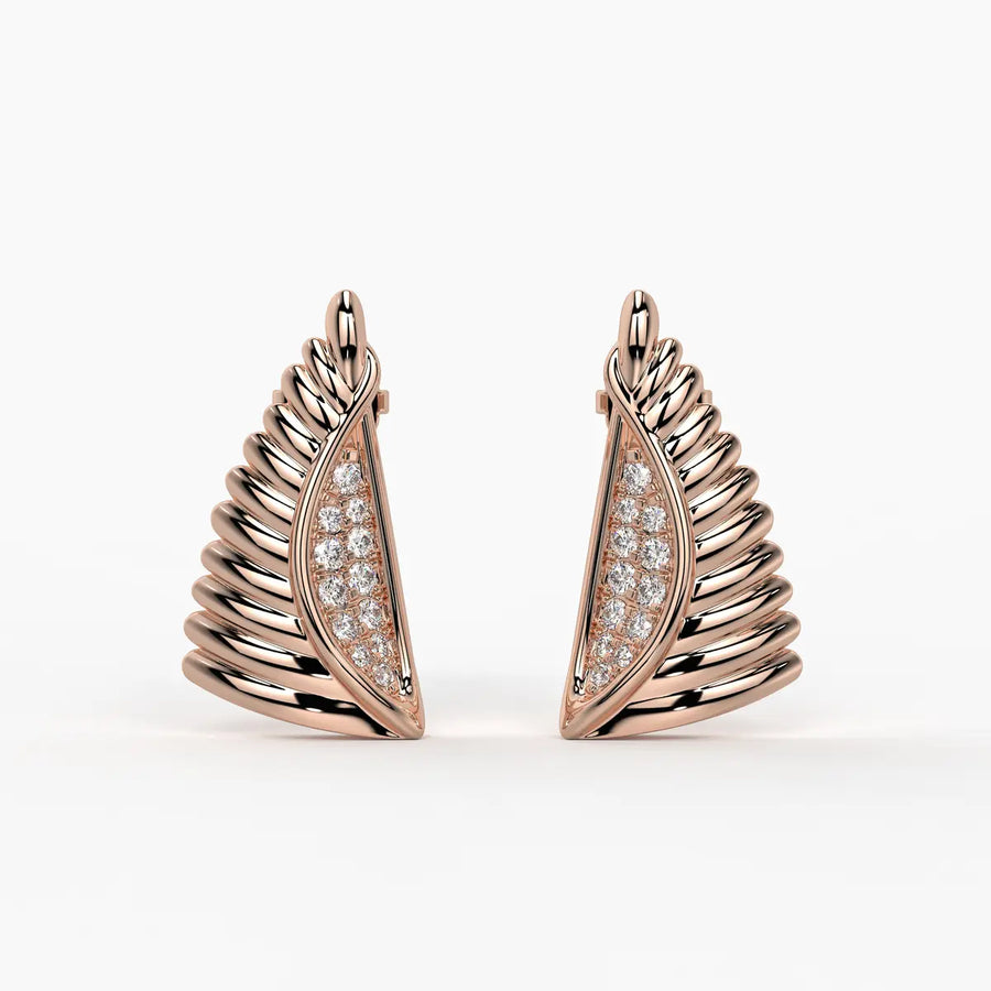 Auric Wingflare Studs Earrings