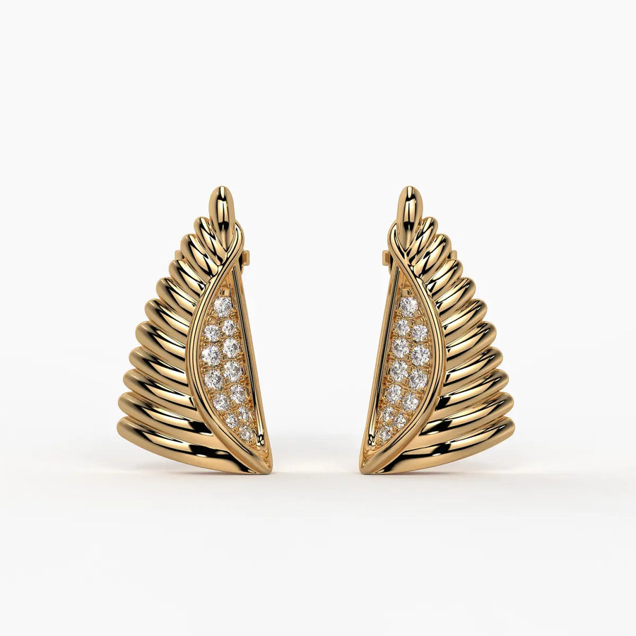 Auric Wingflare Studs Earrings