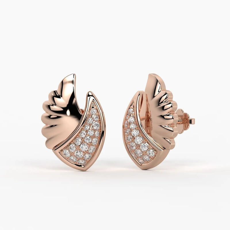 Imperial WingPetal Studs Earrings