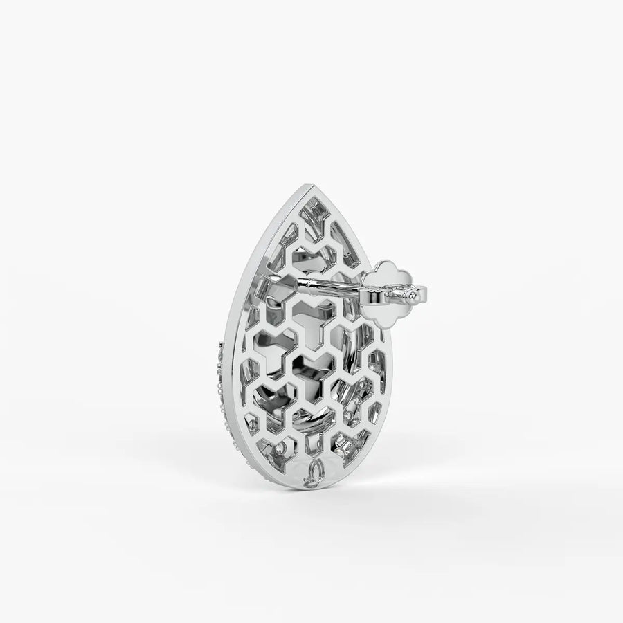 Majestic Dewdrop Radiance Studs Earrings
