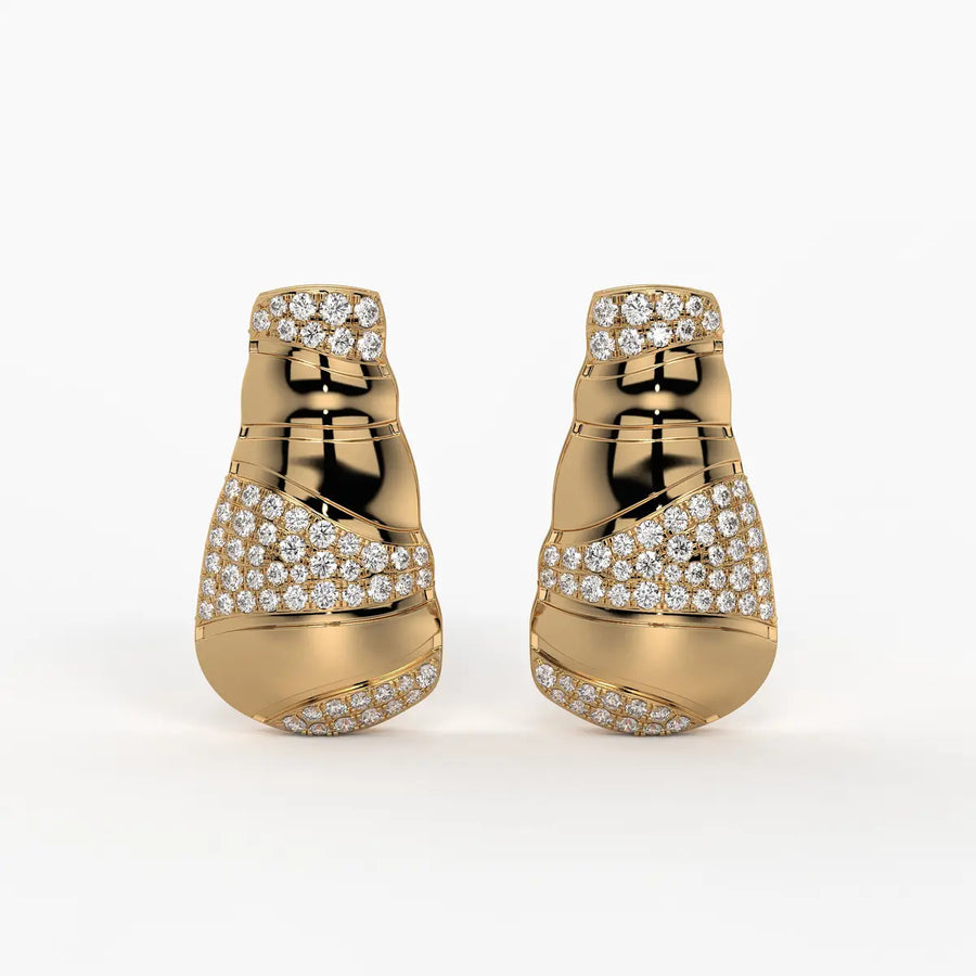 Oro Spiral Studs Earrings
