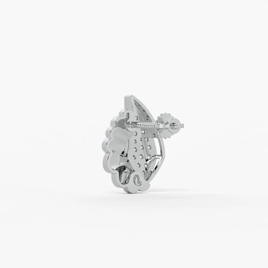 Aurelle Glint Shell Stud Earrings