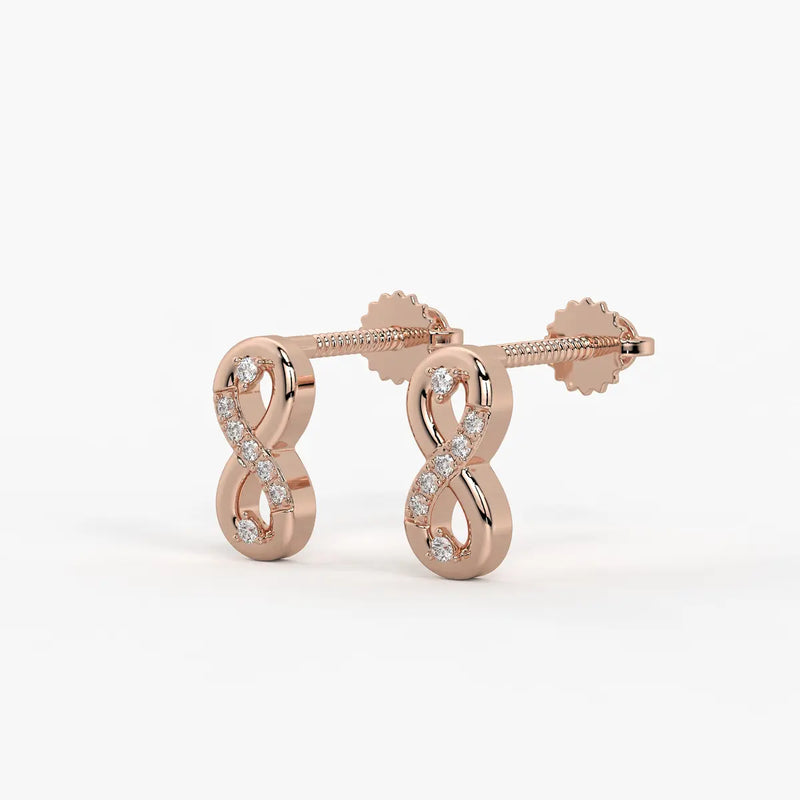Velmira Loopline Diamond Stud Earrings