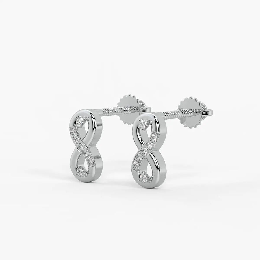 Velmira Loopline Diamond Stud Earrings