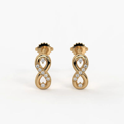 Velmira Loopline Diamond Stud Earrings