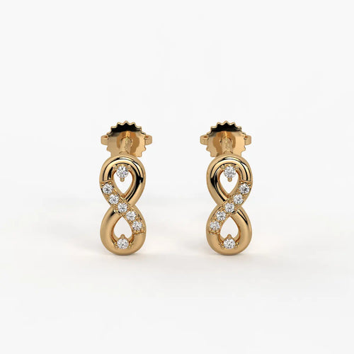 Velmira Loopline Diamond Stud Earrings