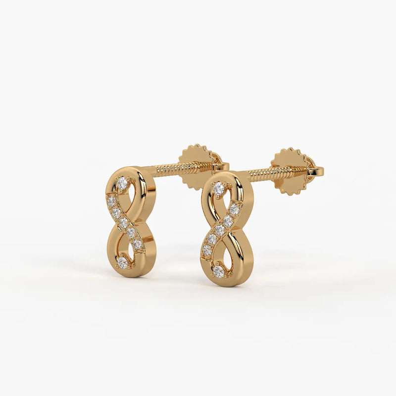 Velmira Loopline Diamond Stud Earrings