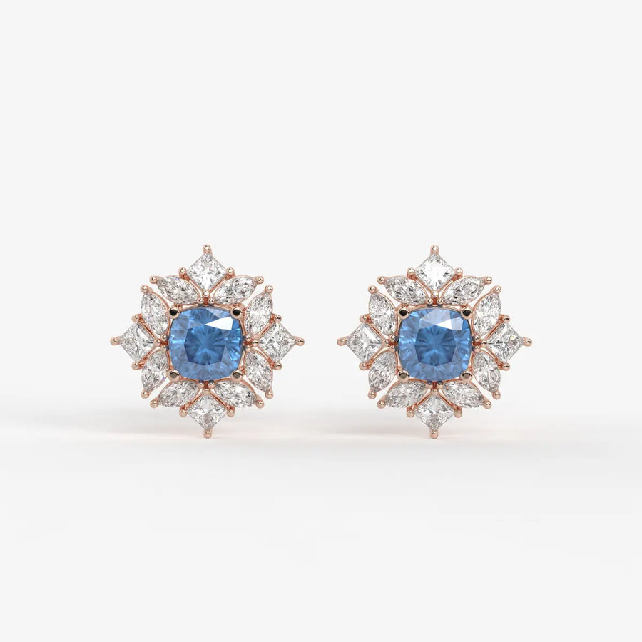 Asteria Bloom Stud Earrings
