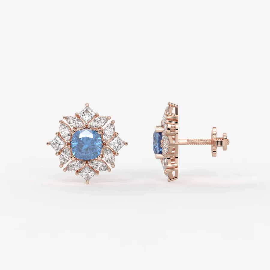 Asteria Bloom Stud Earrings