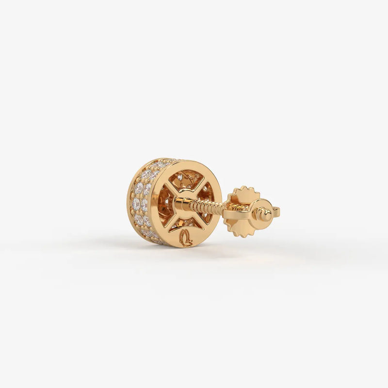 Orbit Core Diamond Stud Earrings