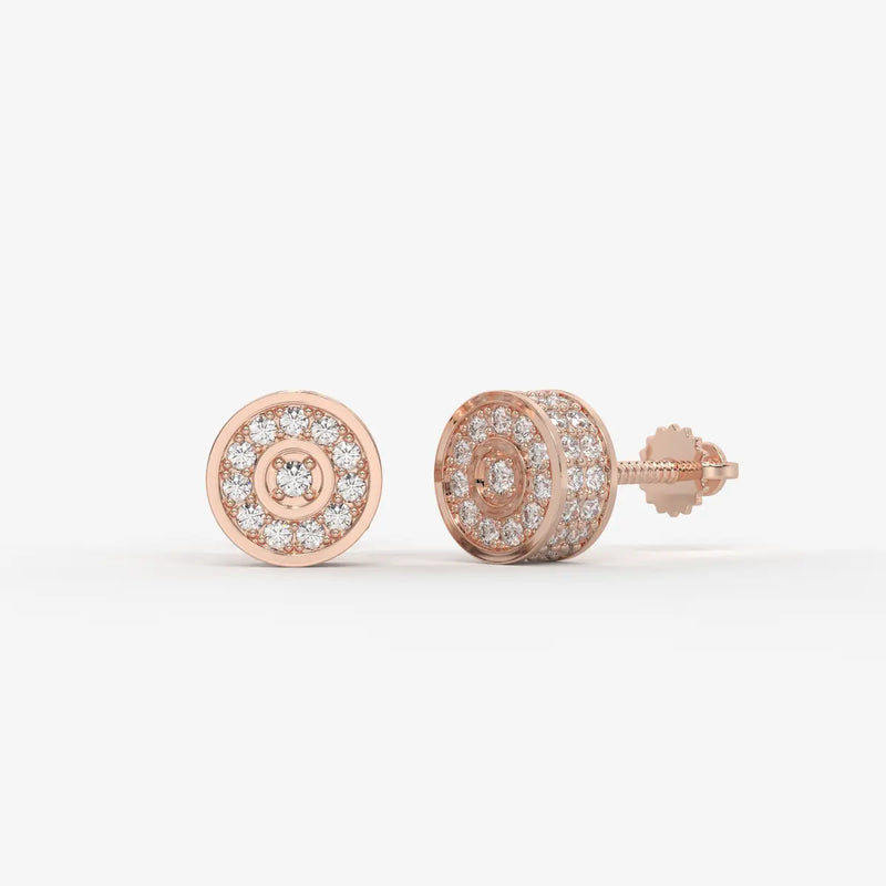 Orbit Core Diamond Stud Earrings