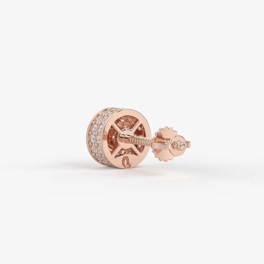 Orbit Core Diamond Stud Earrings
