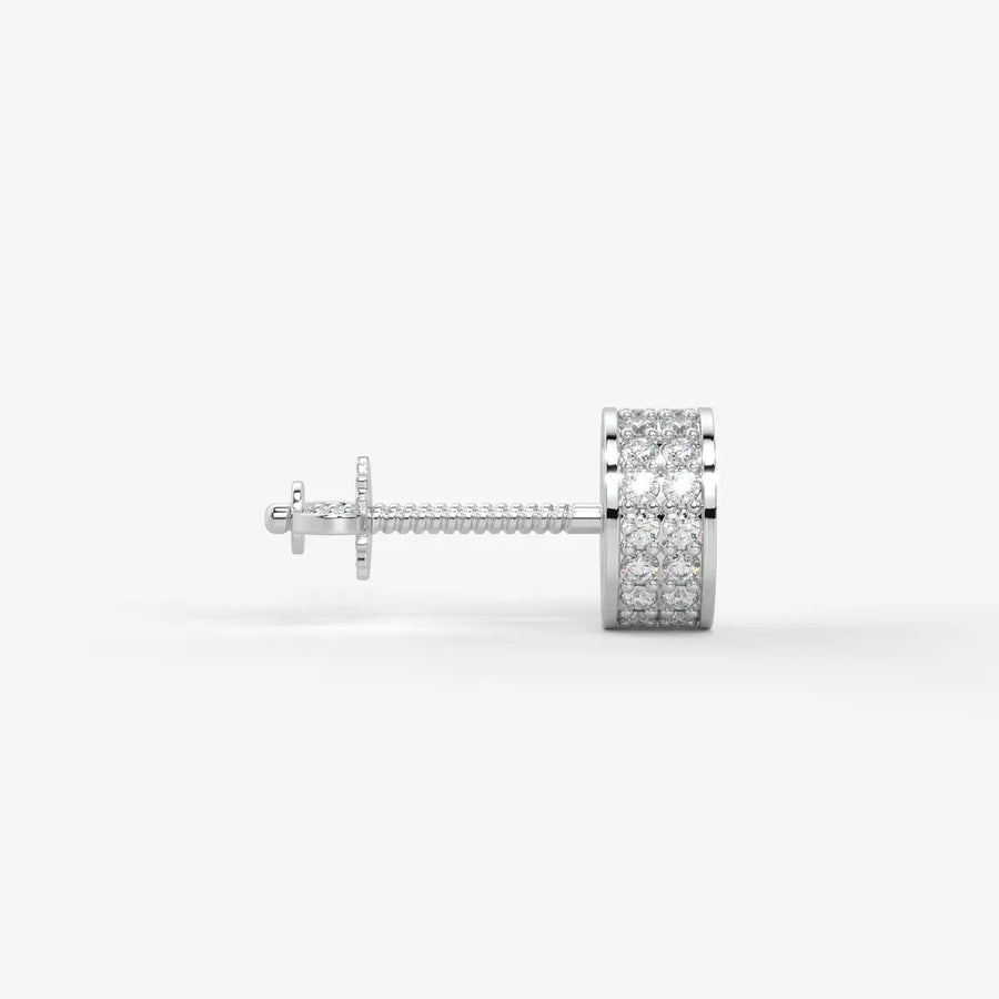 Orbit Core Diamond Stud Earrings