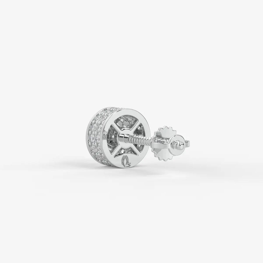 Orbit Core Diamond Stud Earrings
