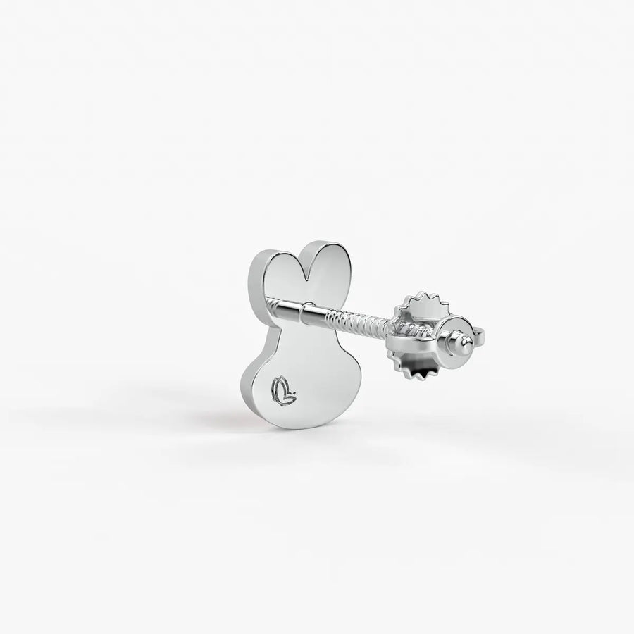 Playful Bunny Pop Stud Earrings