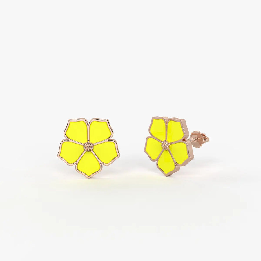 Sunshine Bloom Petal Earrings