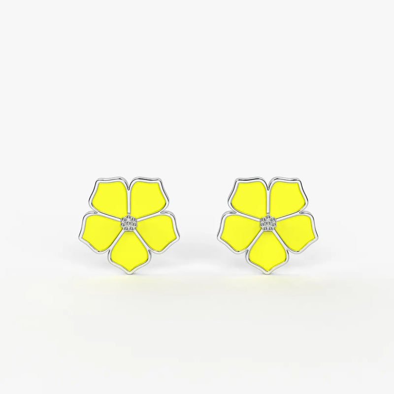 Sunshine Bloom Petal Earrings