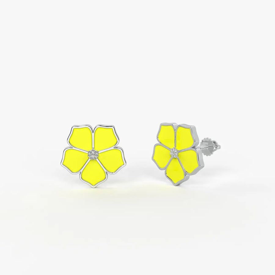 Sunshine Bloom Petal Earrings