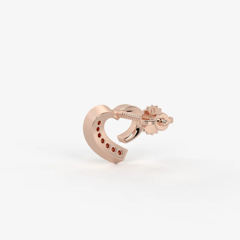Cupida Openheart Diamond Stud Earrings