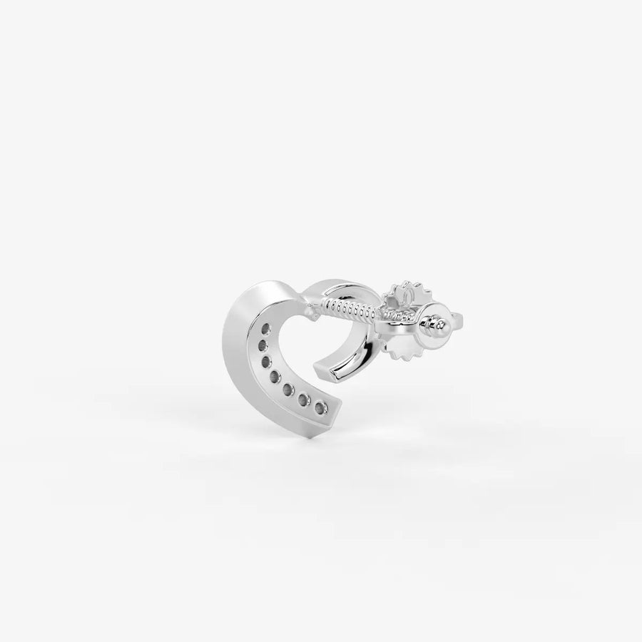Cupida Openheart Diamond Stud Earrings