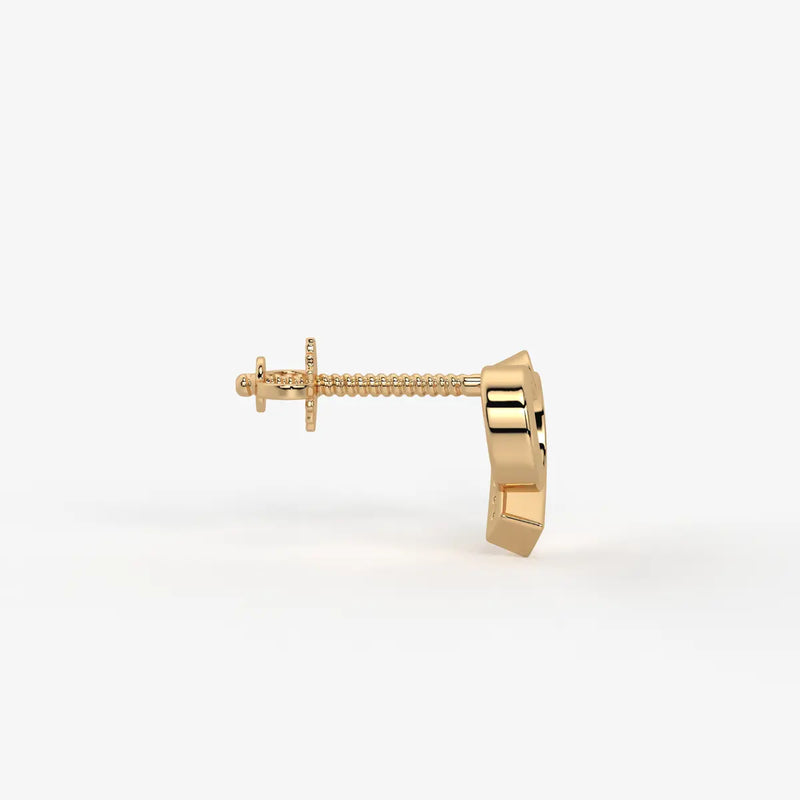 Cupida Openheart Diamond Stud Earrings