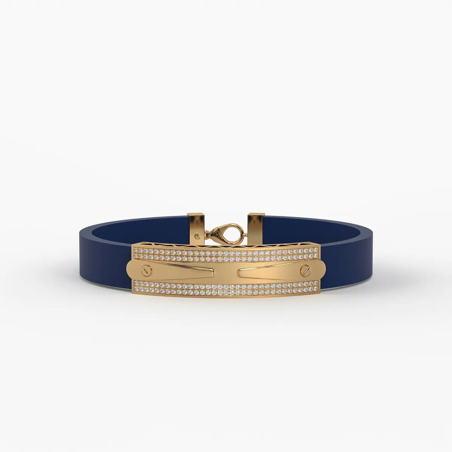 Zyron Dual Rail Luxe Bracelet for Men