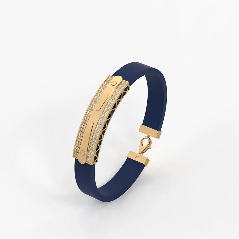 Zyron Dual Rail Luxe Bracelet for Men