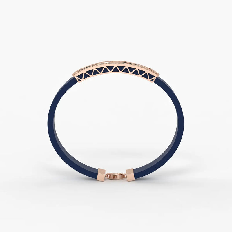 Zyron Dual Rail Luxe Bracelet for Men