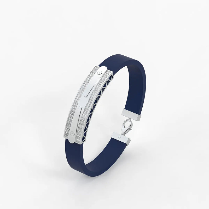 Zyron Dual Rail Luxe Bracelet for Men